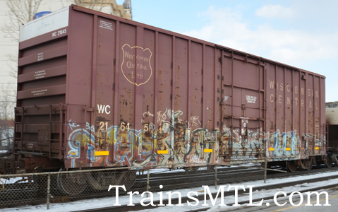 Car/wagon WC21645 left side / coté gauche